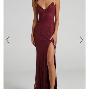 Showpo Always Extra Split Maxi Dress